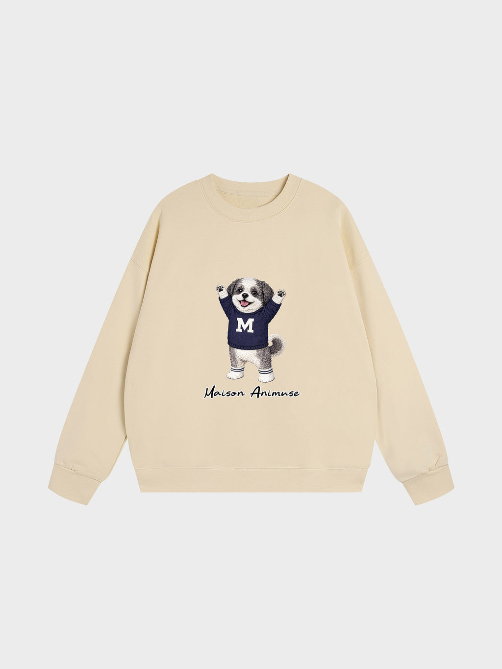 Unisex Heavyweight Cotton Sweatshirt - Shih Tzu