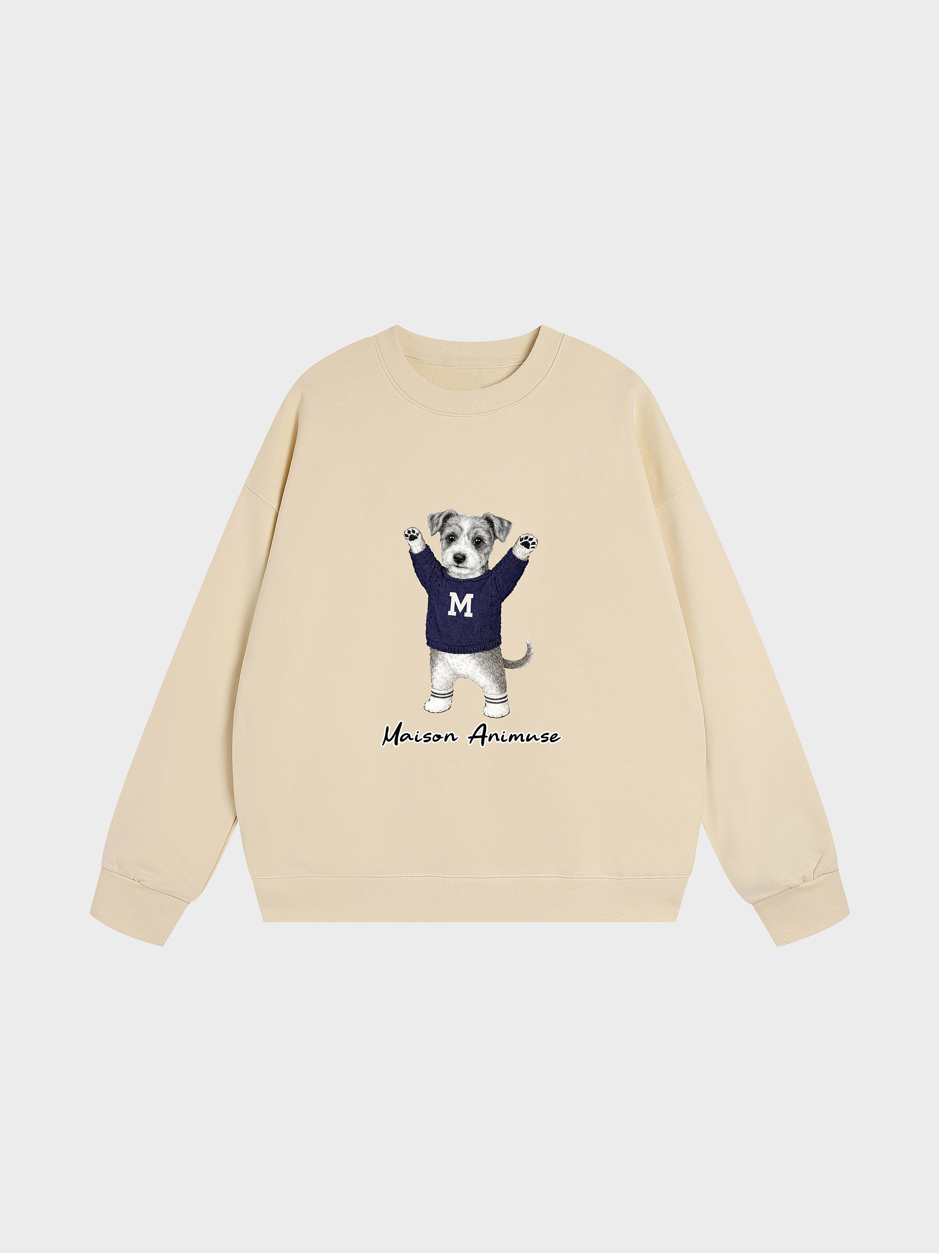 Unisex Heavyweight Cotton Sweatshirt - Schnauzer