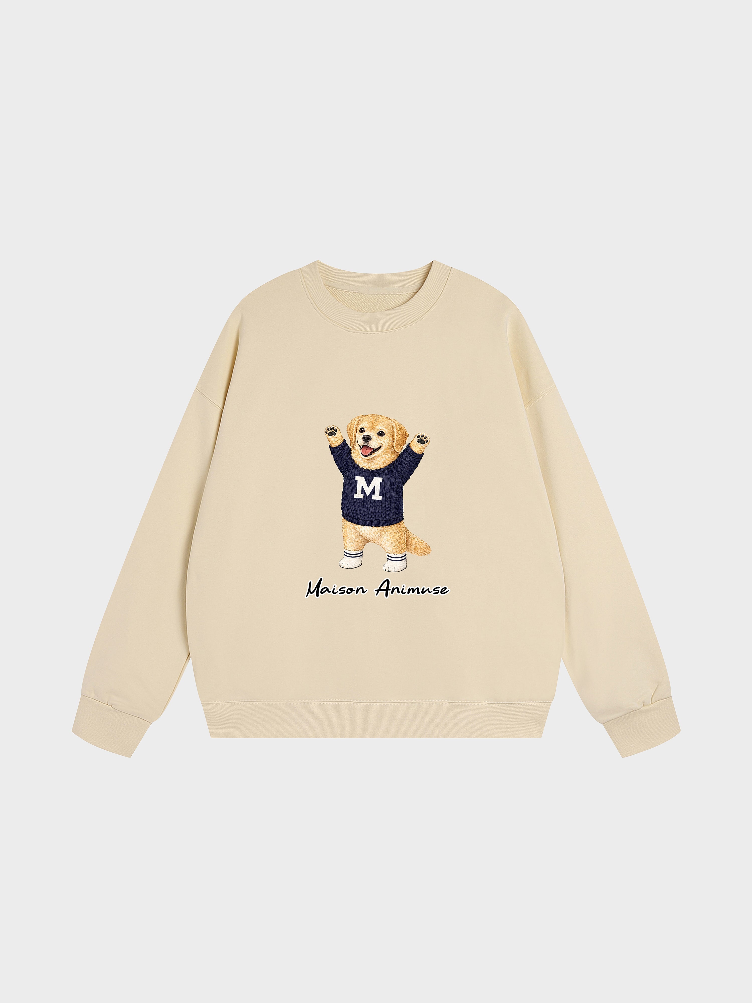 Unisex Heavyweight Cotton Sweatshirt - Golden Retriever