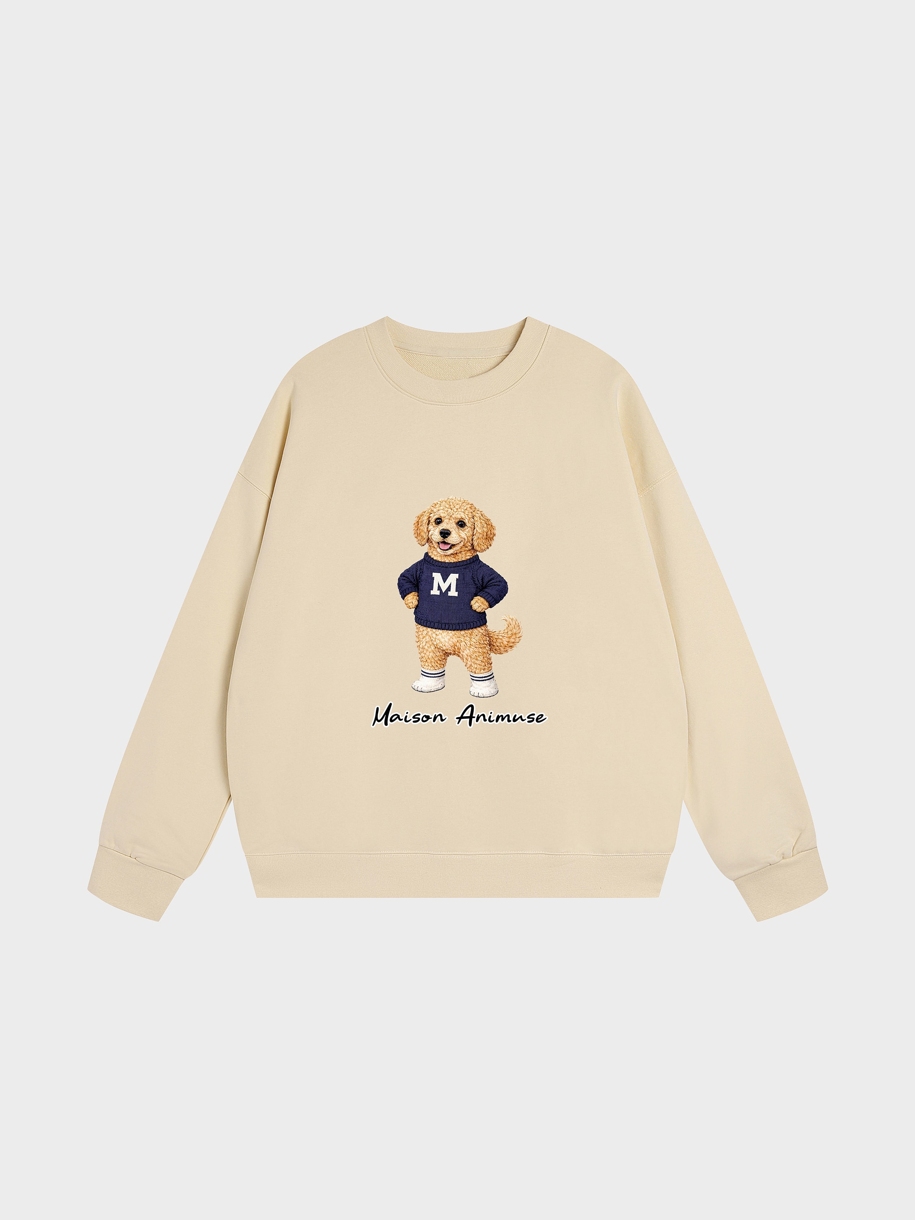 Unisex Heavyweight Cotton Sweatshirt - Goldendoodle