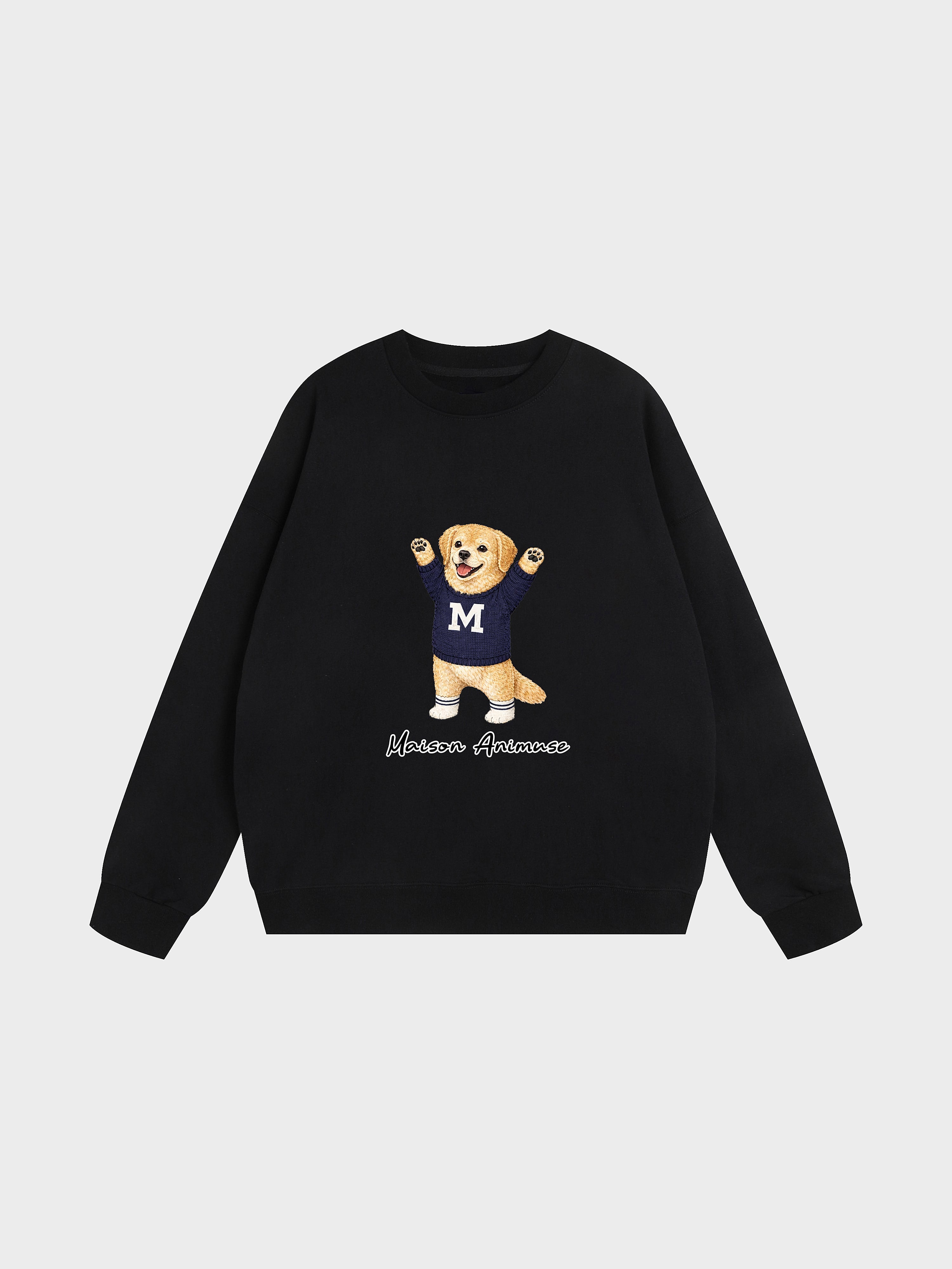 Unisex Heavyweight Cotton Sweatshirt - Golden Retriever