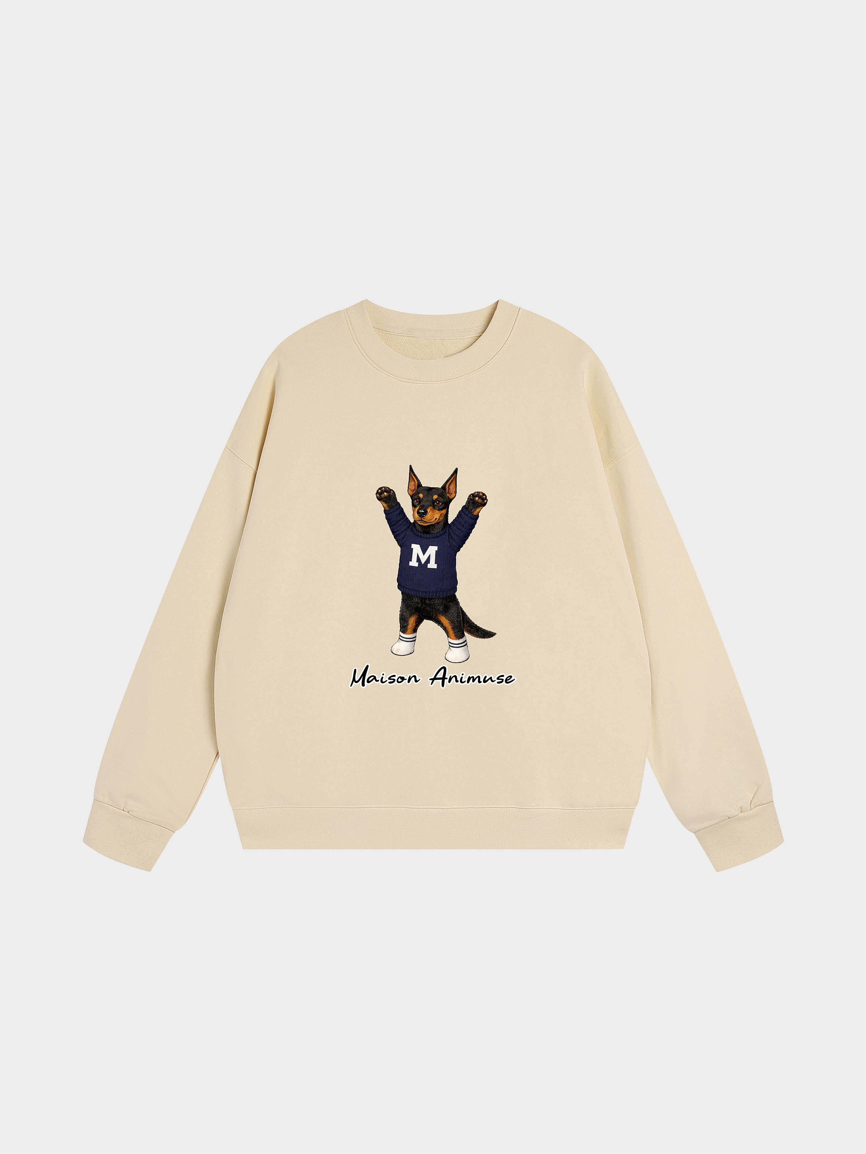 Unisex Heavyweight Cotton Sweatshirt - Doberman