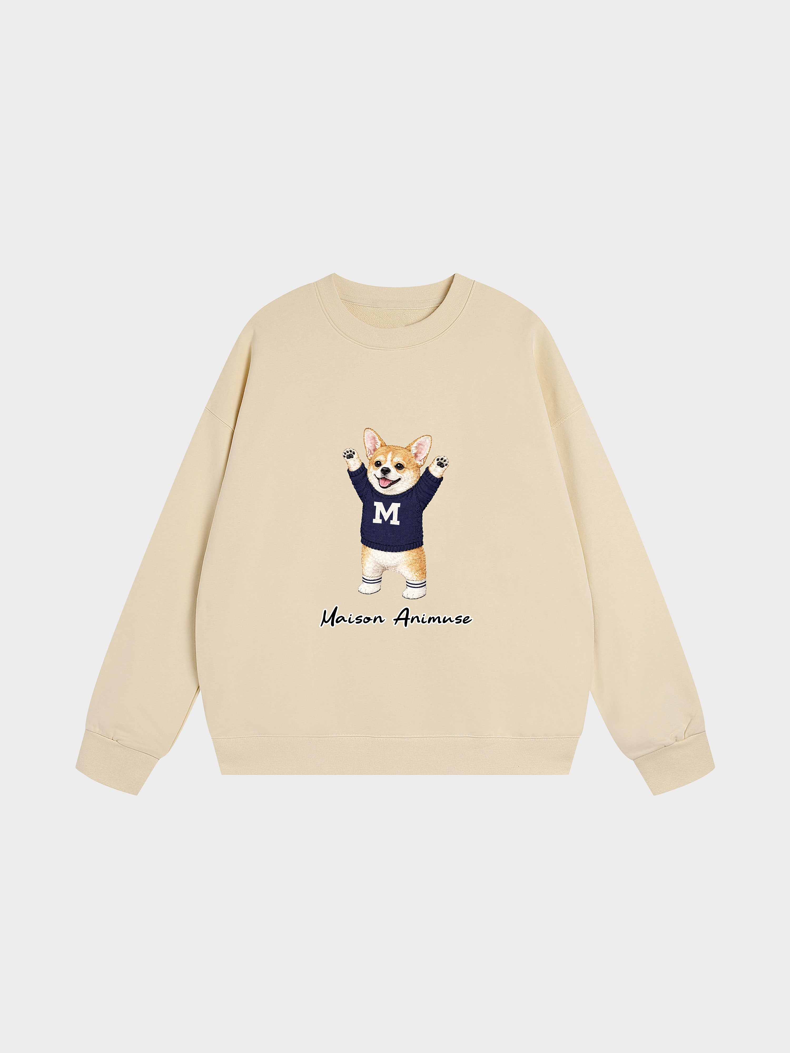 Unisex Heavyweight Cotton Sweatshirt - Corgi