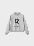 Fleece Mid-Neck Sweatshirt - Shih Tzu