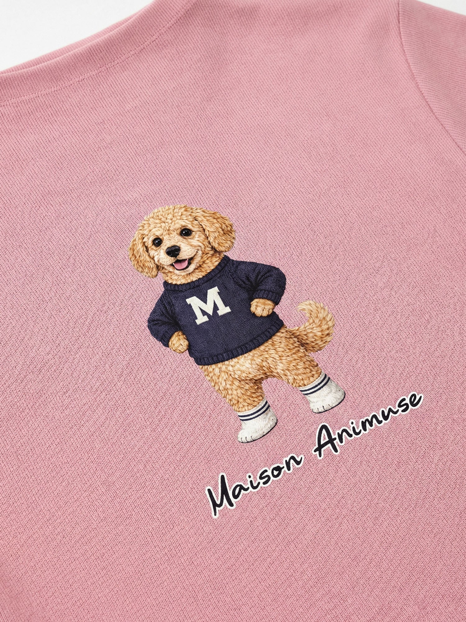 Womens Slim Fit Mid Neck T-Shirt - Goldendoodle