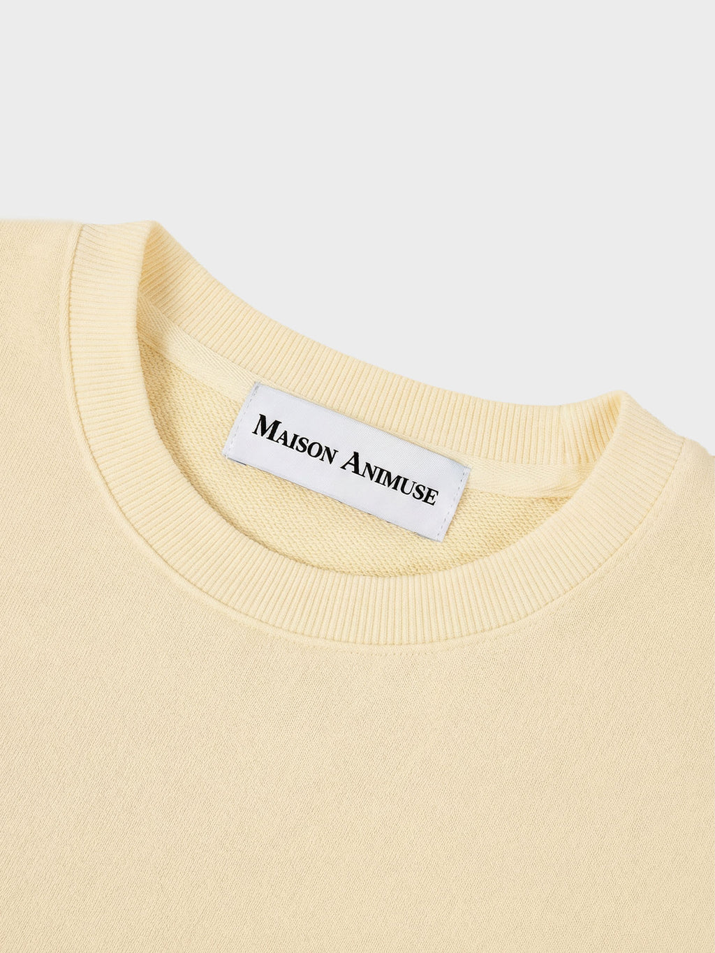 Womens Cotton Blend Cropped Crewneck Sweatshirt - Dachshund